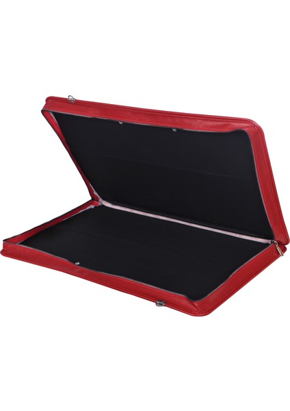 Deri Körüklü Proje Resim Çantası 40 x 55 cm Kırmızı modelleri