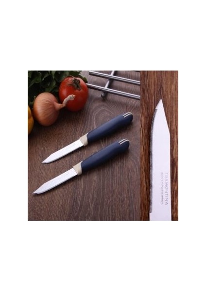 2 Li Tırtıklı Meyve Bıçağı