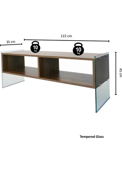 - Majör Tv Sehpası Ceviz 120 cm TV404