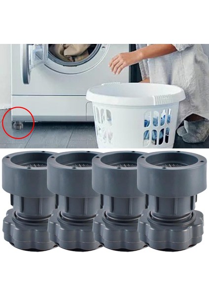 4x Anti Titreşim Pedleri Gürültü Amortisör Mat Ayakları Ayarlanabilir Önlemek indirimleri