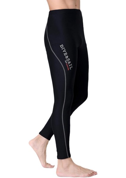 1.5mm Neopren Scuba Şnorkel Sörf Dalış Pantolon Wetsuit M Gri Erkekler Için