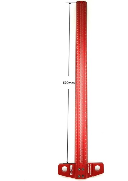 Karalama Cetvel Ağaç Işleme Ölçüm Araçları Yatay Hat Için Marangozluk 600MM