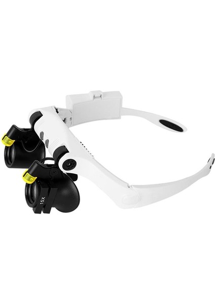 17X 21 Büyüteç Gözlük Büyüteç Lens Kuyumcu Izle Onarım ile 2 LED Işıkları ve 12 Lens fırsatları
