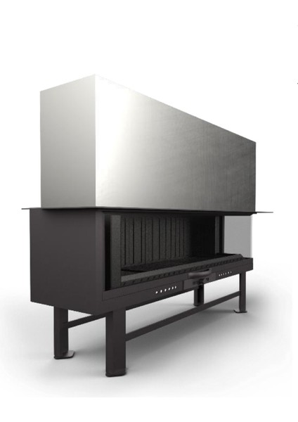 Asansörlü Çelik Şömine Haznesi Sağ Açık 100 Lük fiyatları