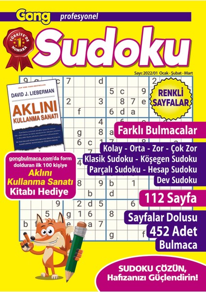 Profesyonel Sudoku 2022/01