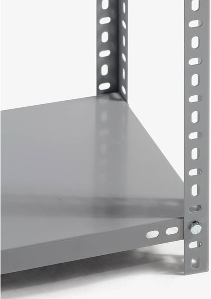 Uzman Grup Raf Çelik Raf-5 Raflı 2metre 43X93 Çelik Raf-Depo Rafı - Dosya Dolabı - Kiler Rafı - Kiler Dolabı - Evrak Rafı