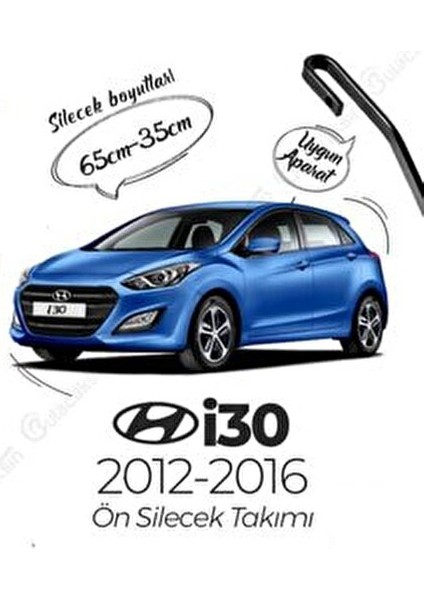 Hyundai I30 Silecek Takımı (2012-2017) Hybrid fiyatları