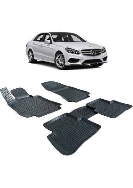 Mercedes E Serisi 210 3D Havuzlu Paspas Bsg Siyah 1996-2002