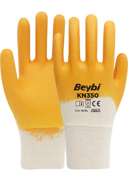 KN350 Nitril Iş Eldiveni 12 Çift