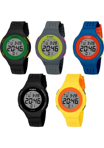 Sinin 67866 Su Geçirmez Spor Elektronik Saat (Sarı) (Yurt Dışından)