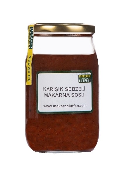 Makarna Lütfen Karışık Sebzeli Makarna Sosu 330 ml