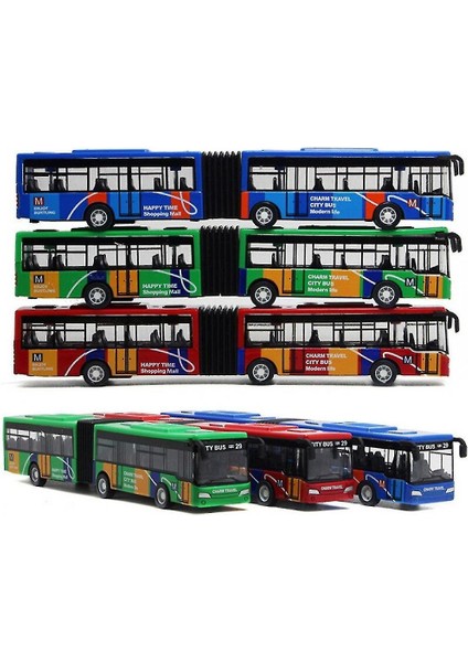 Çocuk Diecast Model Araç Shuttle Otobüs Araba Oyuncaklar (Yurt Dışından)