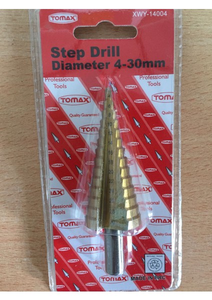 Kademeli Metal Delici Matkap Ucu - 4 mm - 30 mm Arası