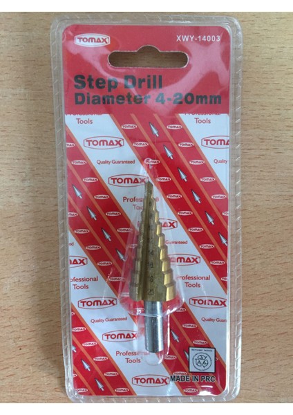Kademeli Metal Delici Matkap Ucu - 4 mm - 20 mm Arası