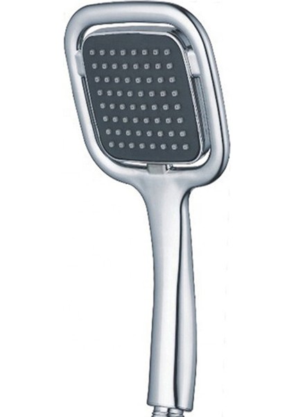 Kare Black|silver Banyo Duş Kardelene Başlık Duş Başlığı