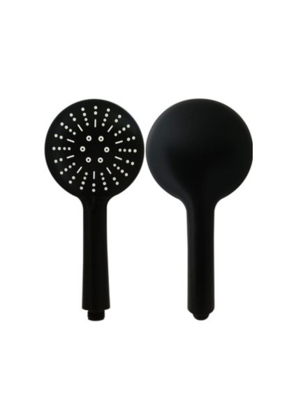 Piano Black Duş Başlığı Fonksiyonlu