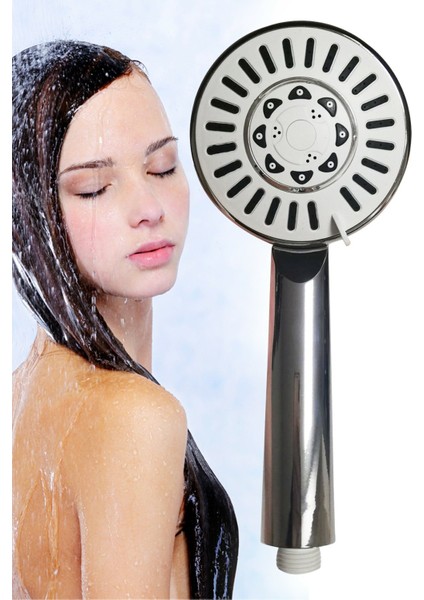 Mergen Yağmurlama Tazyikli 5 Fonksiyonlu Duş Başlığı