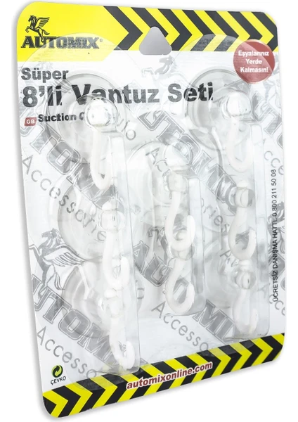 Vantuz Set 8li