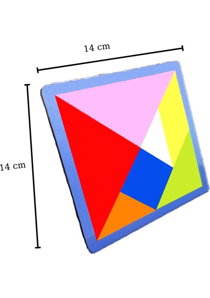 Ahşap Eğitici Öğretici Tangram Büyük