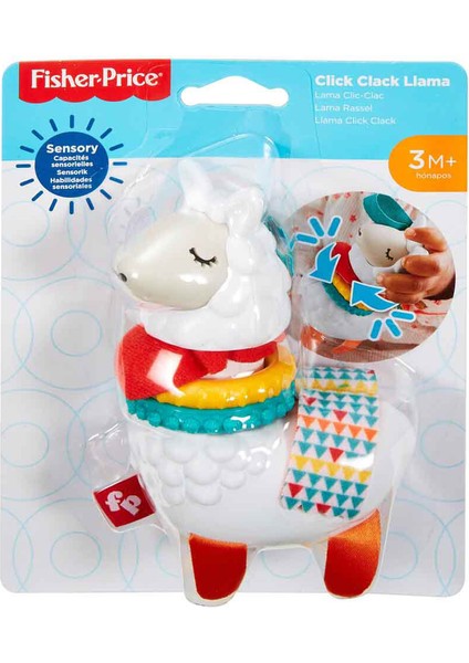 Fisher Price Eğlenceli Arkadaşlar Dişlik ve Çıngıraklar GHL23 - Lama