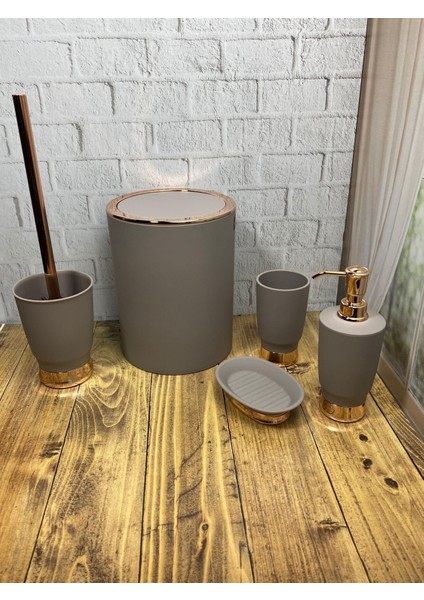 Esta Rose Banyo Seti - 5 Parça Banyo Takımı modelleri