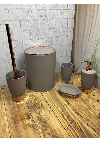 Esta Rose Banyo Seti - 5 Parça Banyo Takımı fırsatları