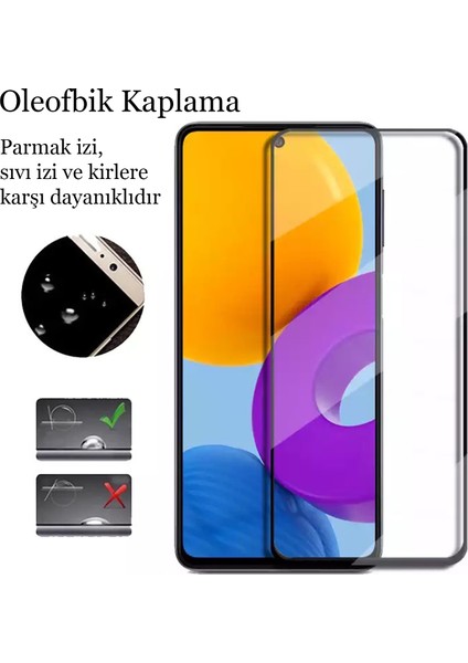Samsung Galaxy M52 Kırılmaz Cam 5d Tam Kaplayan Temperli Ekran Koruyucu