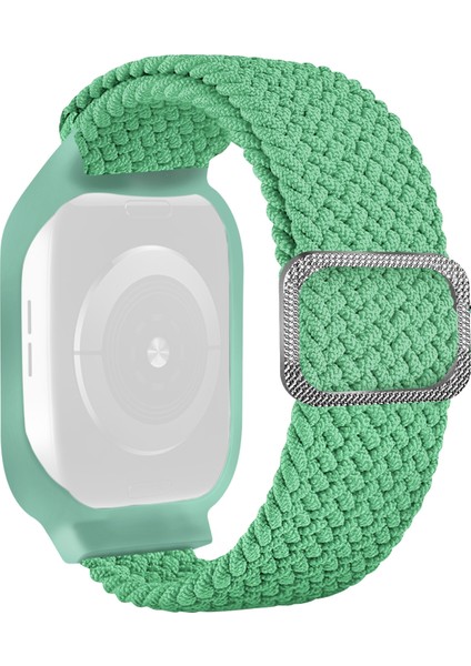 Tpu Çerçeve Toka Örgü Entegre Yedek Kordonlu Saatler Için Apple Watch Uyumlu Serisi 6 & Se & 5 & 4 44MM / 3 & 2 & 1 42MM (Yurt Dışından)