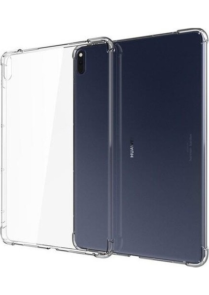 Huawei Mate Pad Pro 10.8'' Kılıf Kenar Korumalı Şeffaf Silikon