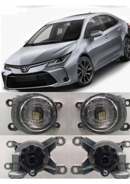 Toyota Corolla Sağ-Sol Ön Sis Farı Takım 2019--2021 (Ledli)