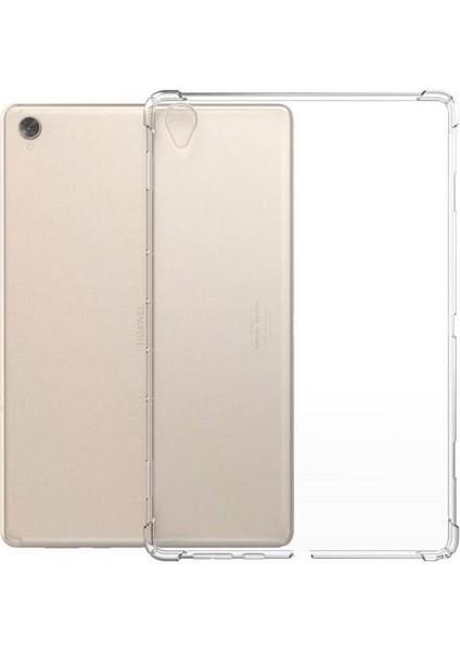 Huawei Matepad T8 8" Kılıf Kenar Korumalı Şeffaf Silikon