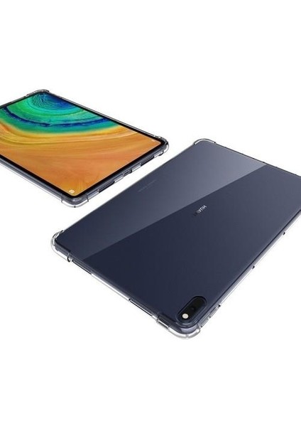 Huawei Matepad T8 8" Kılıf Kenar Korumalı Şeffaf Silikon