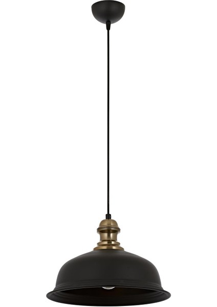 Avonnı Siyah Boyalı Modern Avize E27 Metal 33CM