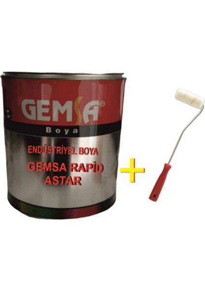 Gemsa Rapid Astar Endüstriyel Boya 1 kg Kırmızı