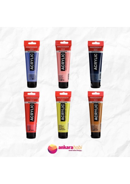 Amsterdam Akrilik Boya 120 ml 6'lı Set