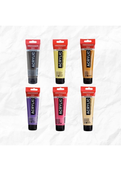 Amsterdam Akrilik Boya 120 ml 6'lı Set