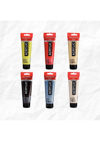 Amsterdam Akrilik Boya 120 ml 6'lı Set
