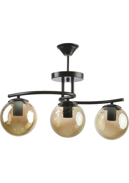 Li̇nda Modern Kapalı Globe Camlı Üçlü Avi̇ze