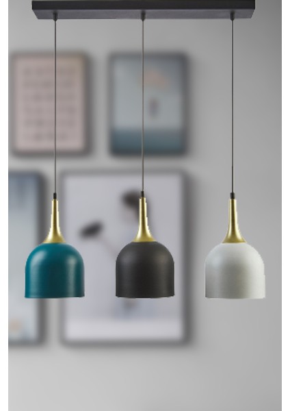 Reina Modern Tasarım Metal Başlık Tekli̇ Iki̇li̇ Üçlü Sıralı Avi̇ze