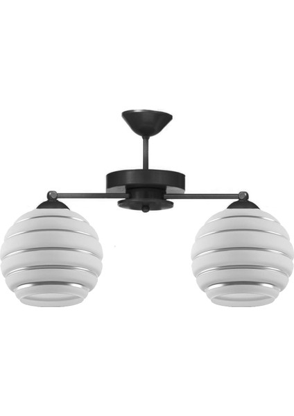 Topaç Lüks Tasarim 2046 Modern Camli 2 Li̇ Avi̇ze