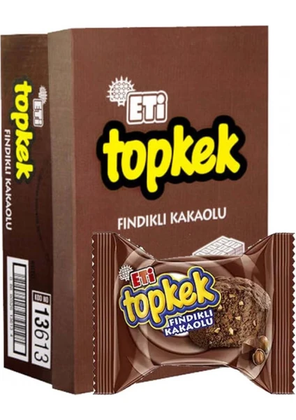 Topkek Fındıklı Kakaolu Kek 35 gr x 24