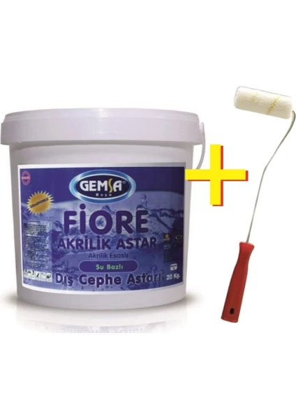 Gemsa Fiore Su Bazlı Akrilik Astar 1 kg Beyaz