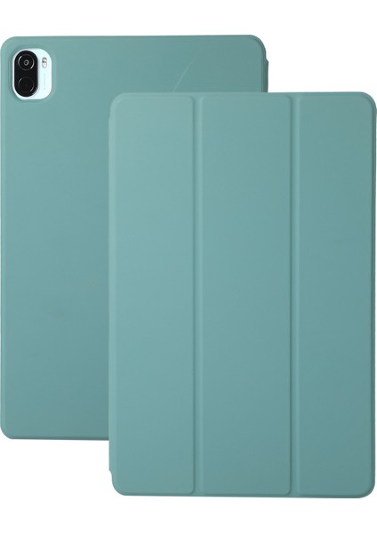 Manyetik Deri Kılıf Xiaomi Pad 5 / Pad 5 Pro Çam Iğne Yeşil (Yurt Dışından)