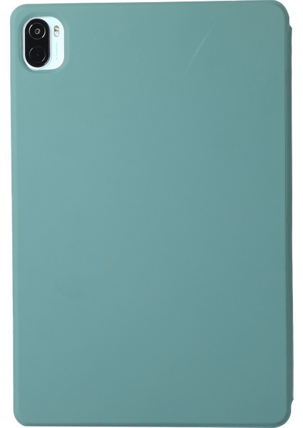 Manyetik Deri Kılıf Xiaomi Pad 5 / Pad 5 Pro Çam Iğne Yeşil (Yurt Dışından)