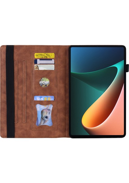 Xiaomi Mi Pad 5/5 Pro Kahverengi Için Iş Deri Kılıf (Yurt Dışından) modelleri