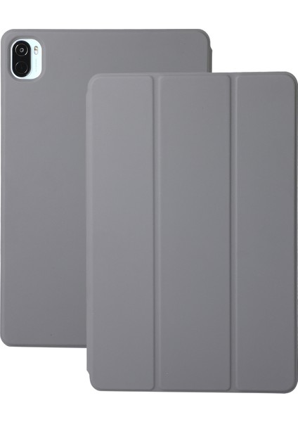 Xiaomi Pad 5 / Pad 5 Pro Gri Için Manyetik Deri Kılıf (Yurt Dışından)