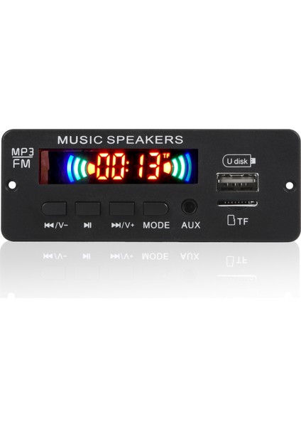 JX-808BT Araba 12 V Ses Mp3 Çalar Dekoder Kurulu Siyah (Yurt Dışından)