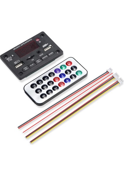 Araba 12 V Ses Mp3 Çalar Dekoder Kurulu Siyah (Yurt Dışından)