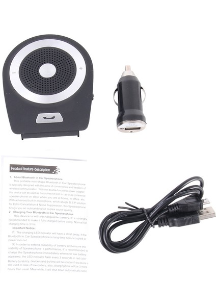 T821 Tur Bluetooth Araç Içi Hoparlör STILI11 (Yurt Dışından)