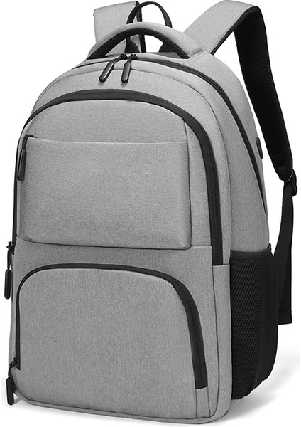 CXS-615 Oxford Laptop Çantası Sırt Çantası Açık Gri (Yurt Dışından)